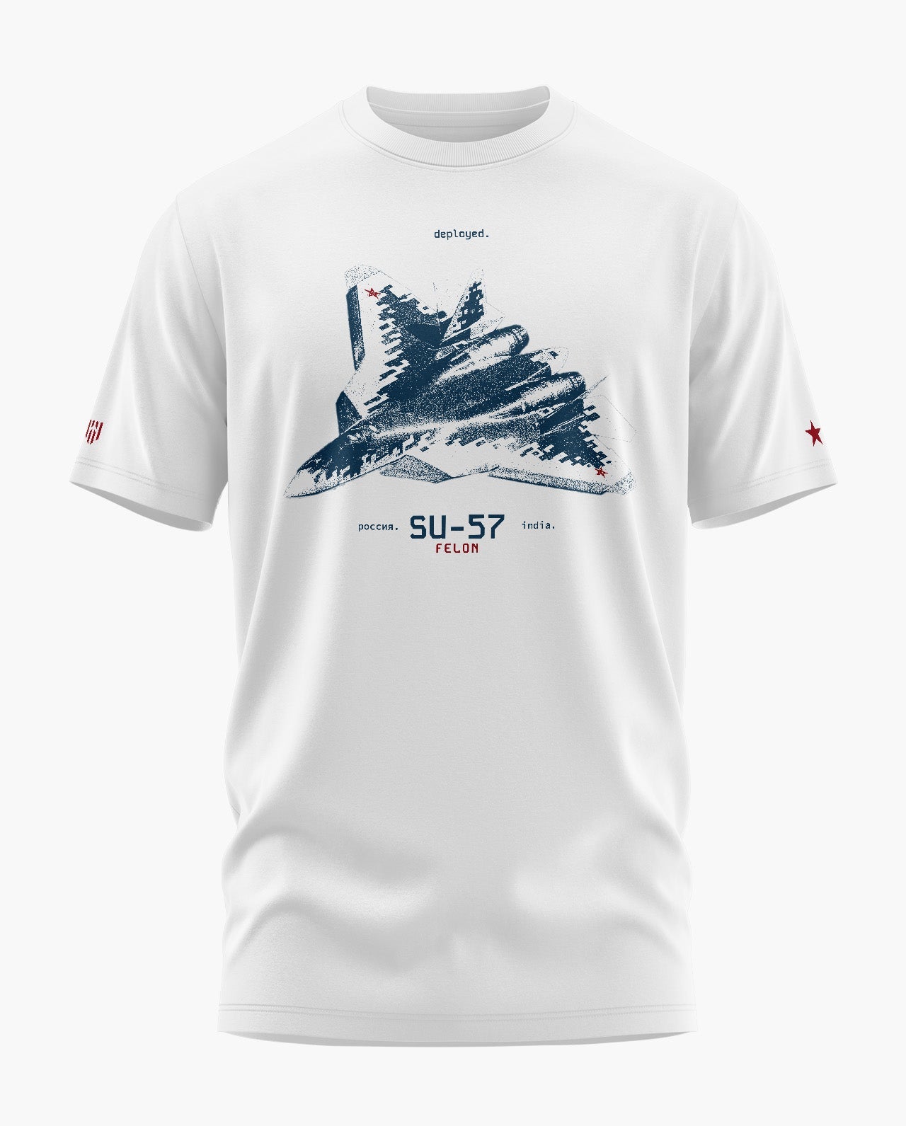 The SU-57 Signature LuxeSoft Cotton T-Shirt  - CS