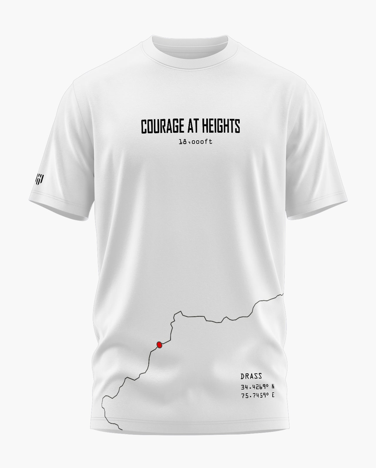 COURAGEOUS CREST Signature LuxeSoft Cotton T-Shirt