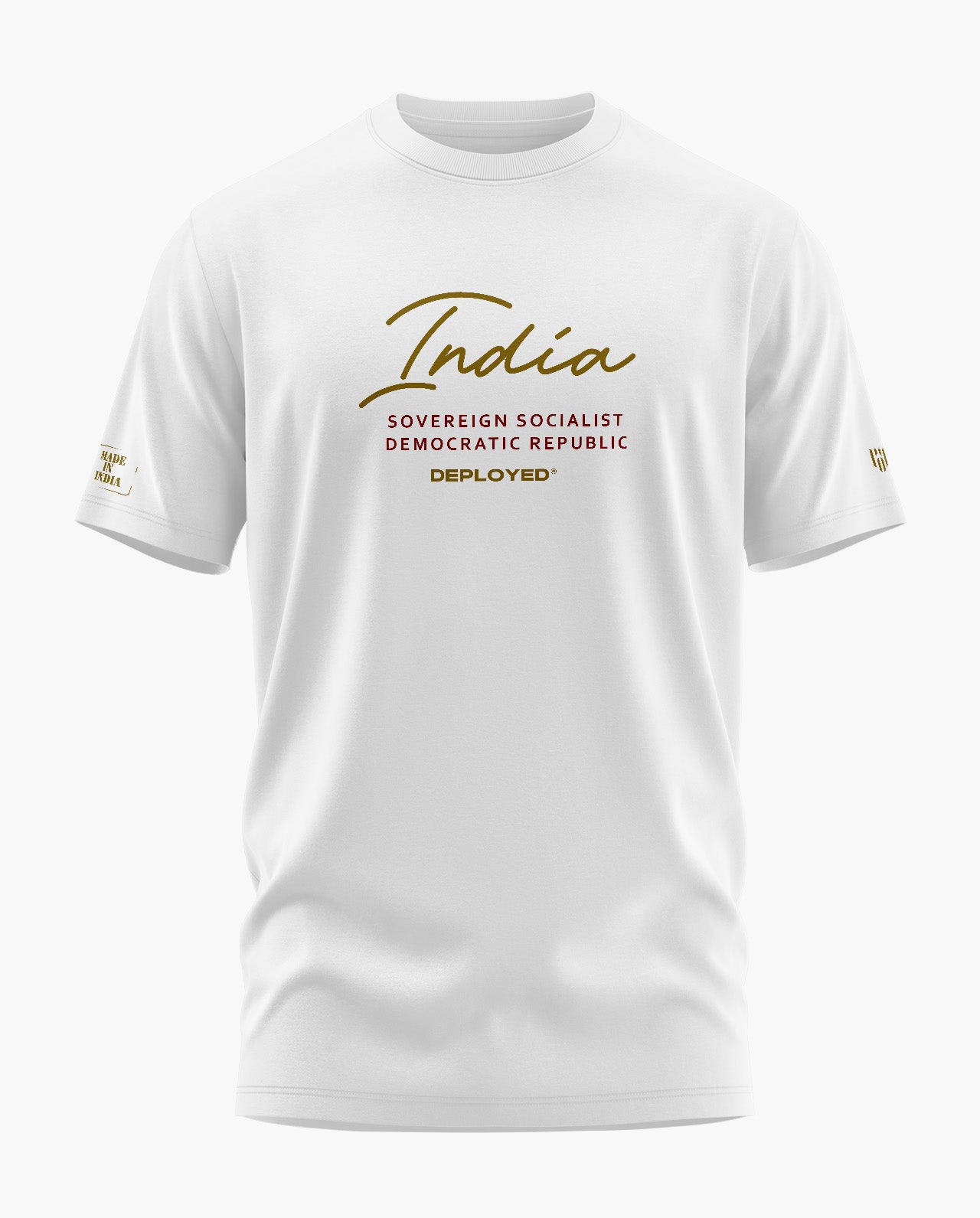 India Sovereignty Signature LuxeSoft Cotton T-Shirt