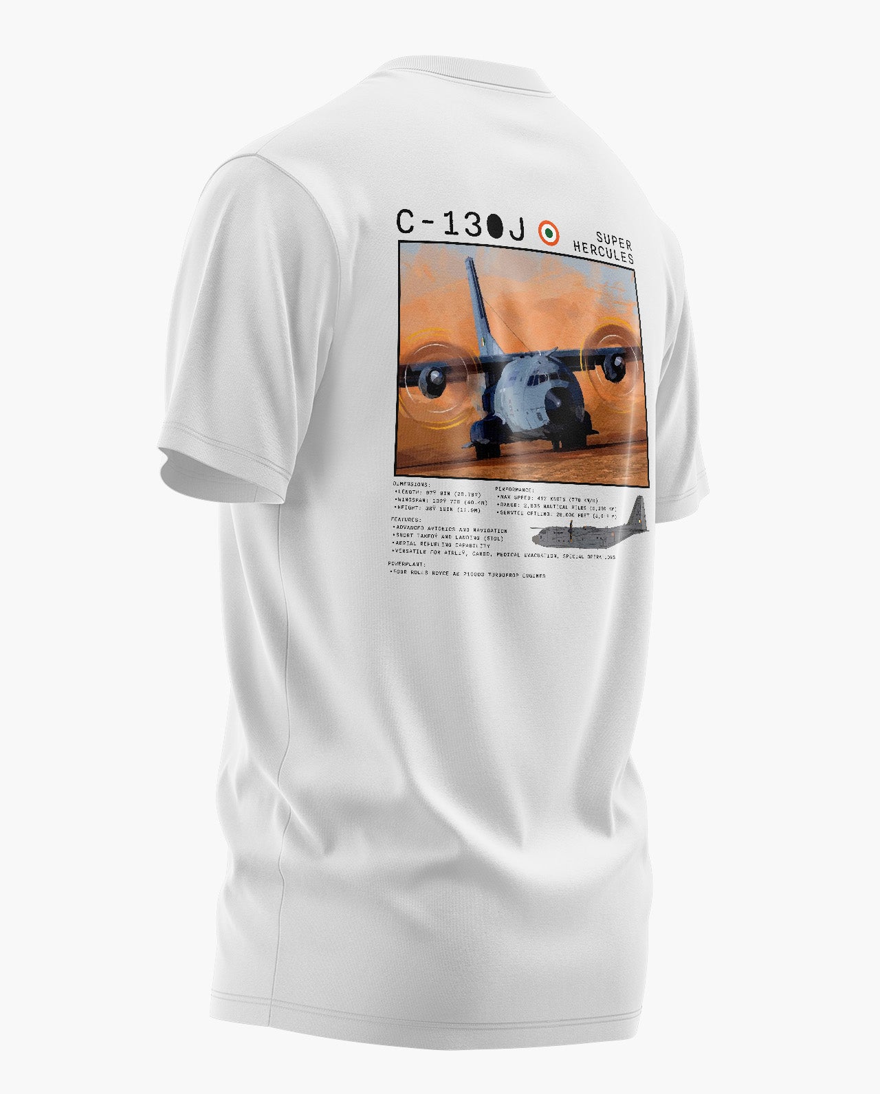 C130J SUPER HERCULES Signature LuxeSoft Cotton T-Shirt