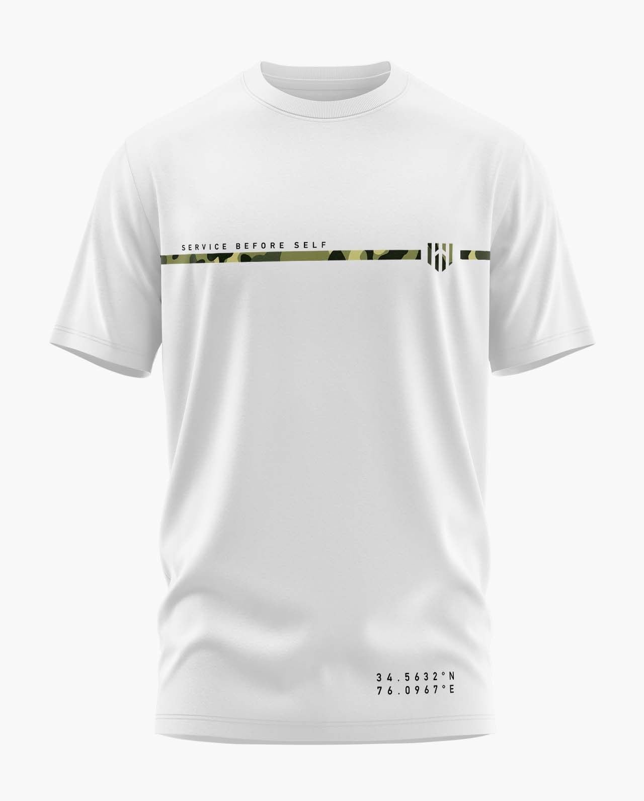 SERVICE BEFORE SELF Signature LuxeSoft Cotton T-Shirt