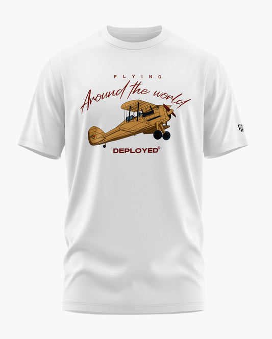 Flying Around The World Signature LuxeSoft Cotton T-Shirt