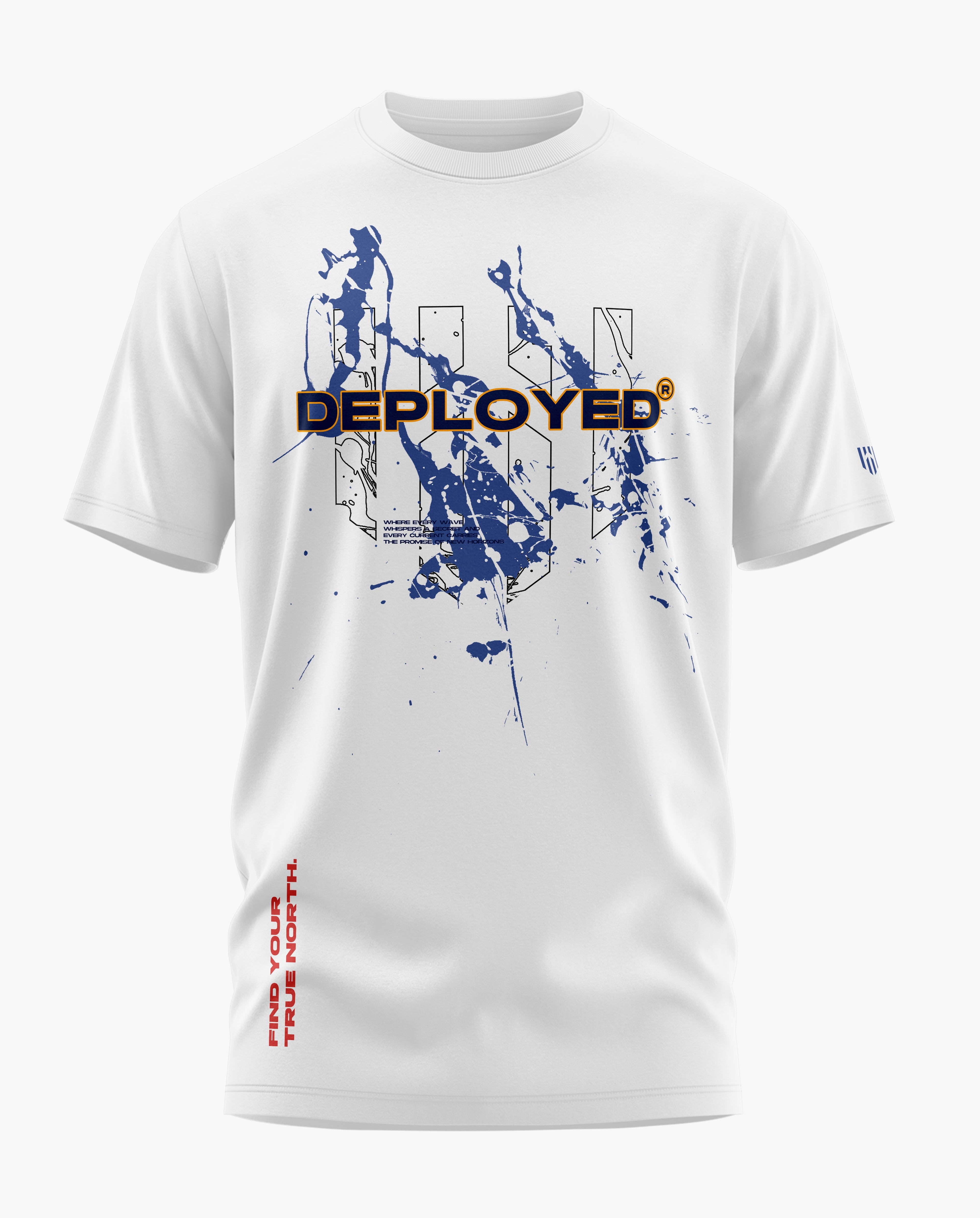 Nautical Splash Signature LuxeSoft Cotton T-Shirt  - CS