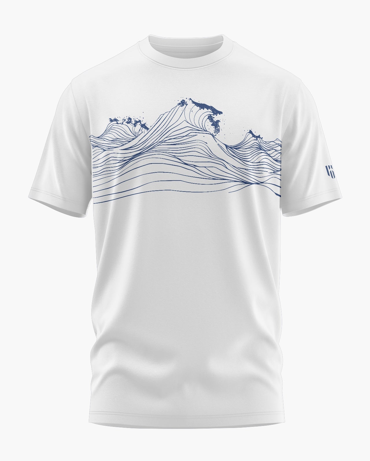 OCEAN WAVES Signature LuxeSoft Cotton T-Shirt  - CS
