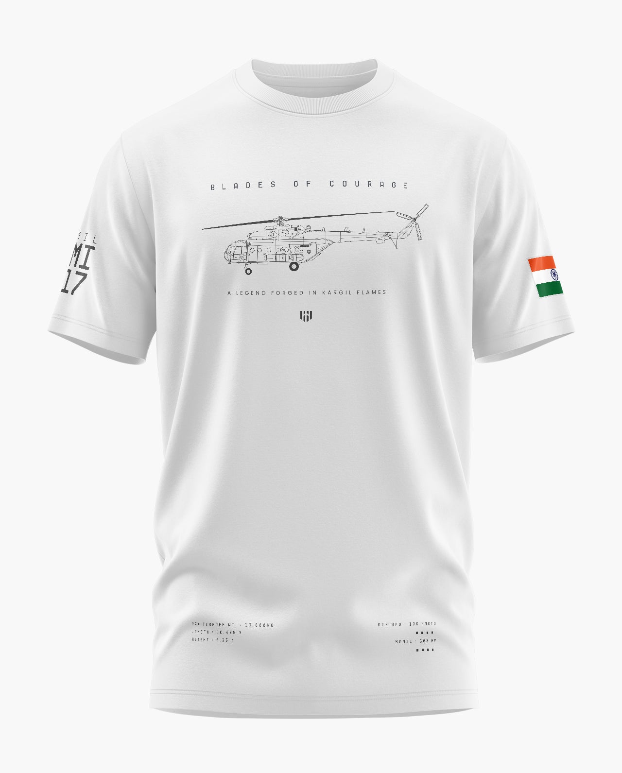 Mi 17-Blades of Courage Signature LuxeSoft Cotton T-Shirt  - CS
