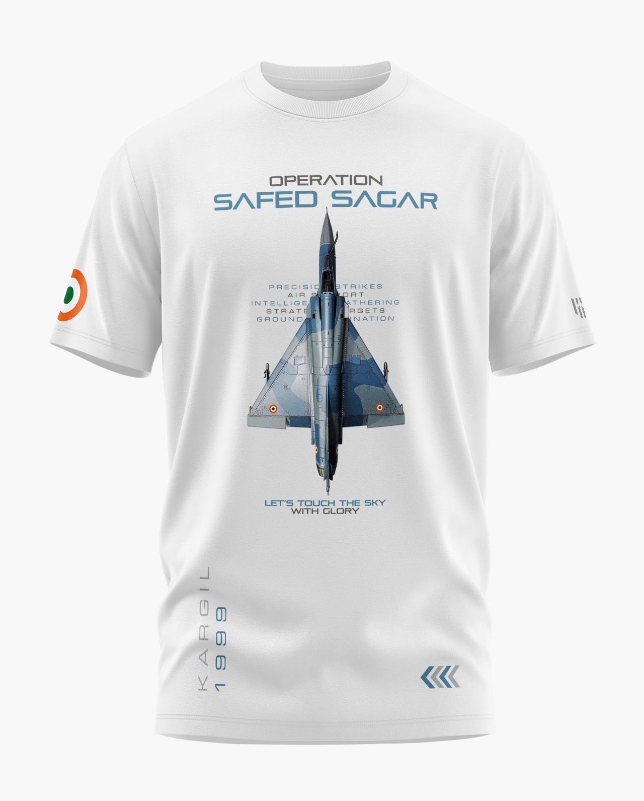 OP. SAFED SAGAR TRIBUTO Signature LuxeSoft Cotton T-Shirt  - CS