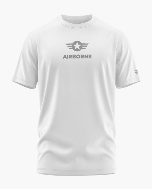 PROUDLY AIRBORNE Signature LuxeSoft Cotton T-Shirt