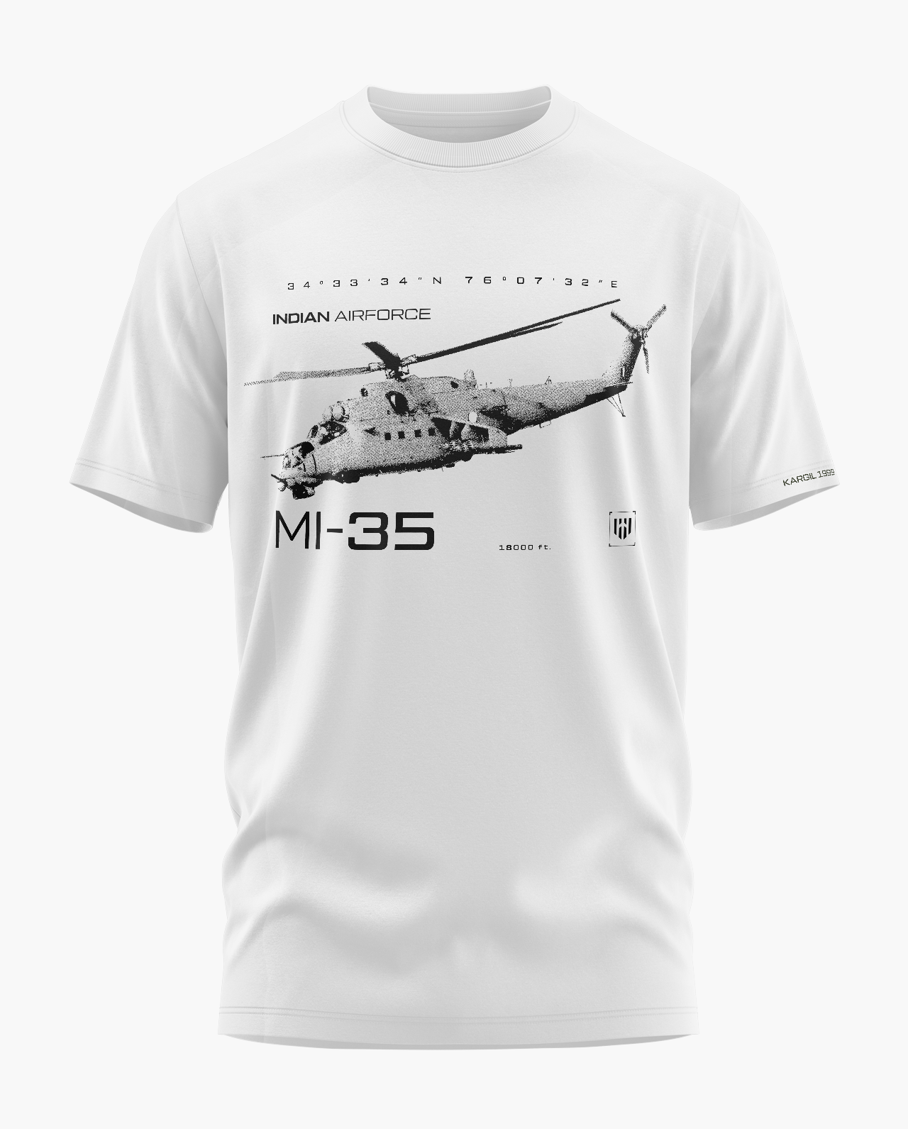 THE MI-35 KARGIL Signature LuxeSoft Cotton T-Shirt