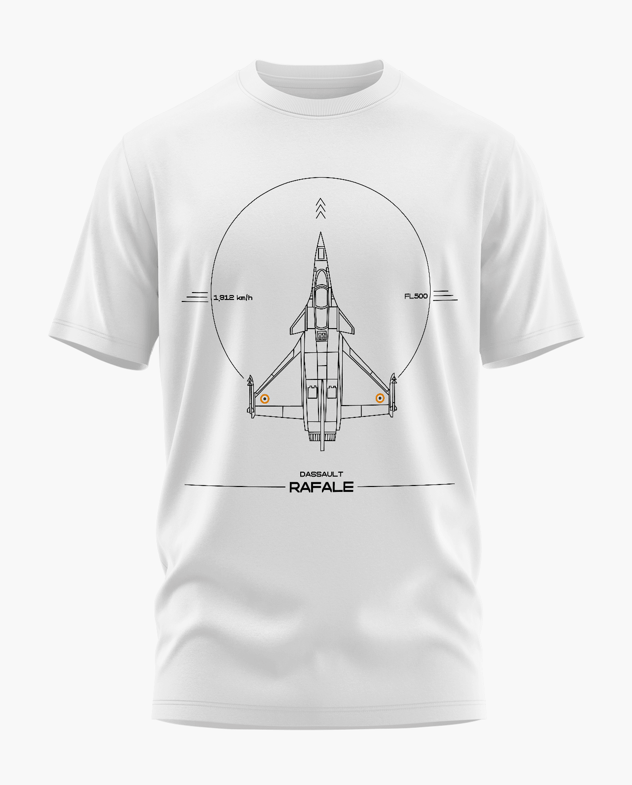 Dassault Rafale Blueprint T-Shirt - Aero Armour