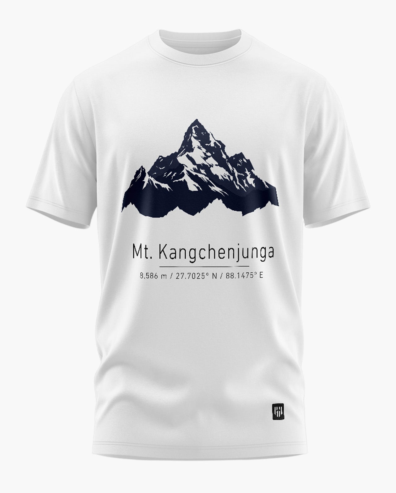 Kangchenjunga Co-ordinates Signature LuxeSoft Cotton T-Shirt