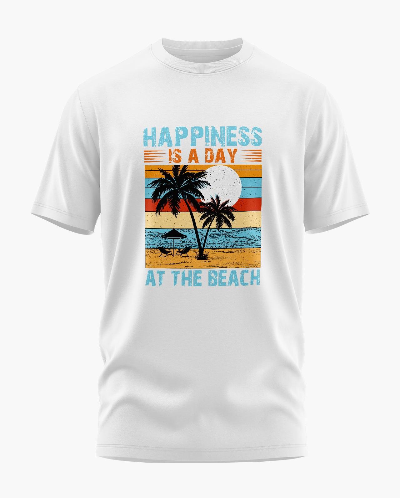 [CS] Happiness at Beach Signature LuxeSoft Cotton T-Shirt