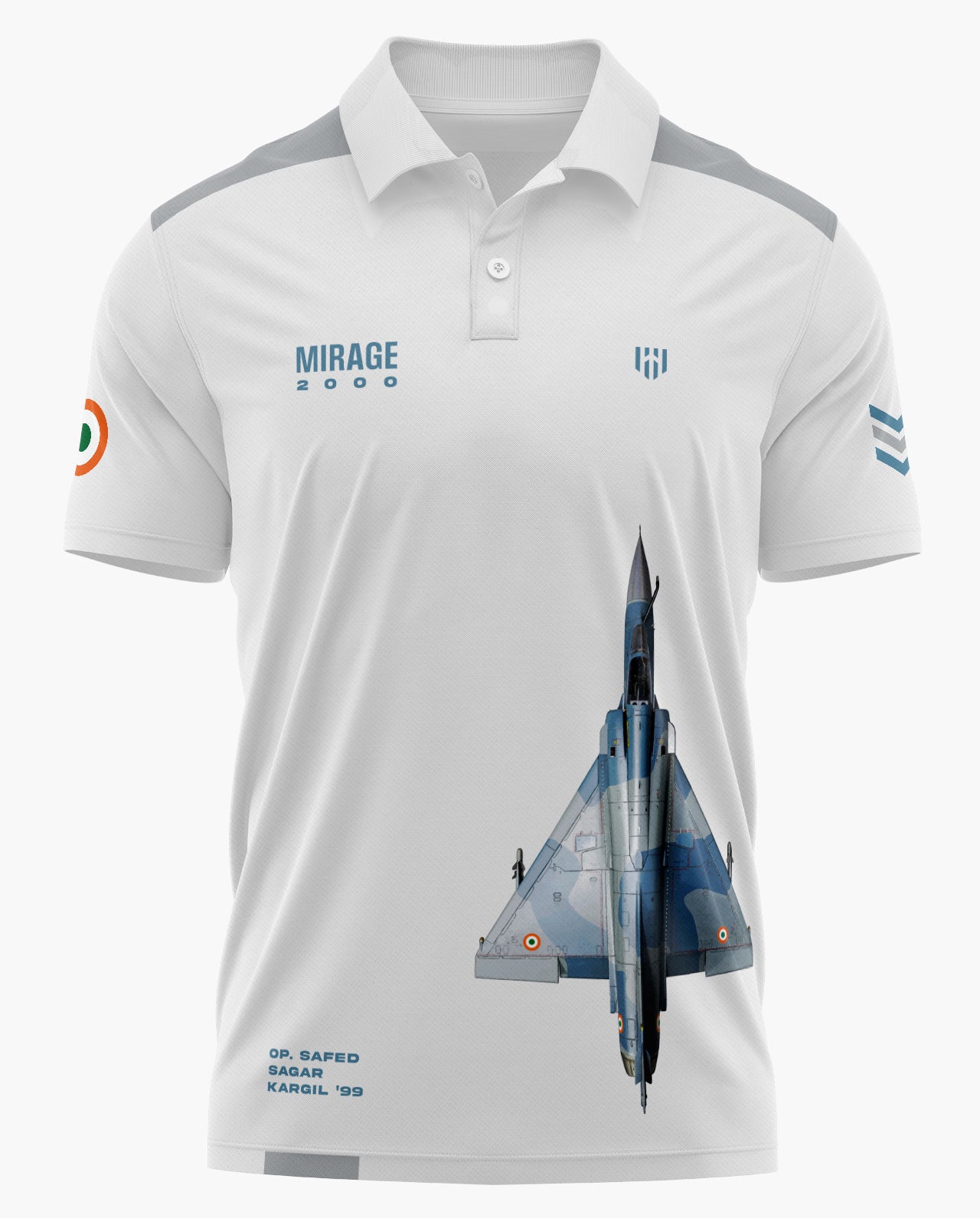 OP Safed Sagar Tributo Polo T-Shirt