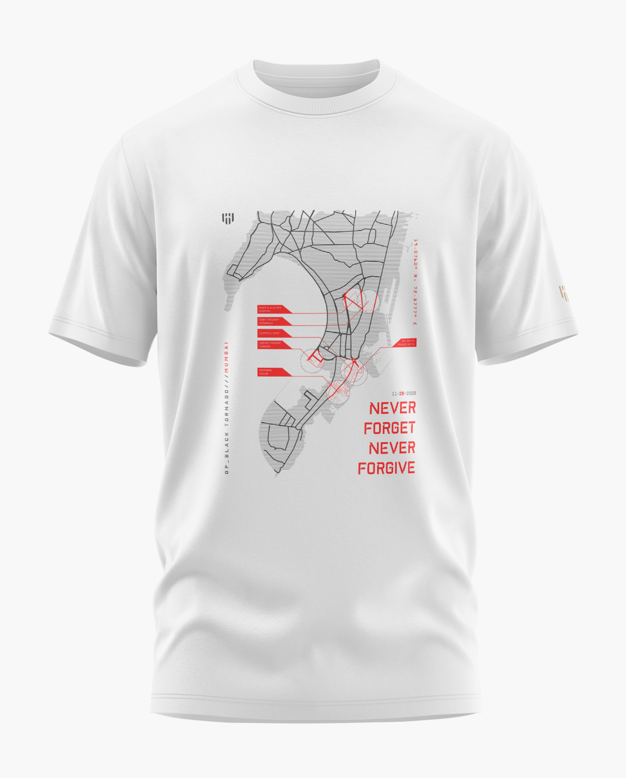 Never Forget Never Forgive Signature LuxeSoft Cotton T-Shirt