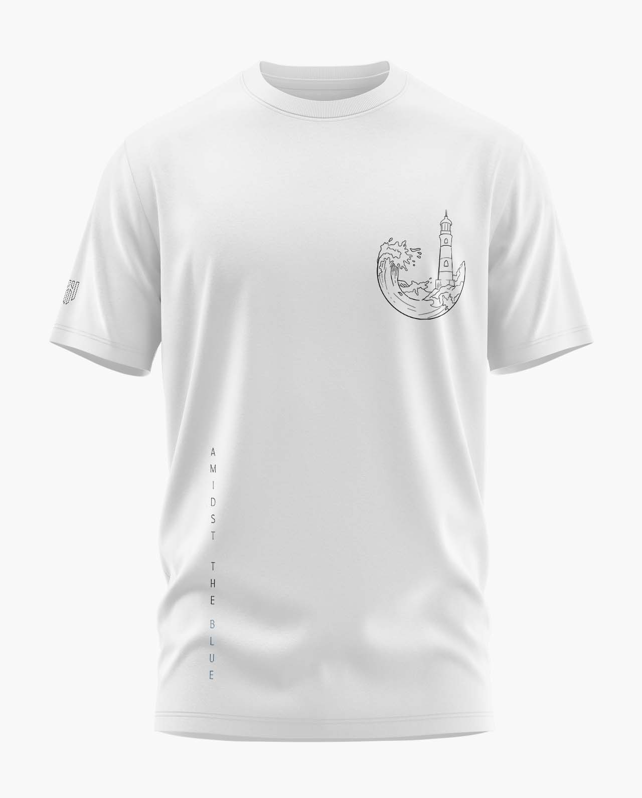 AMIDST THE BLUE Signature LuxeSoft Cotton T-Shirt  - CS