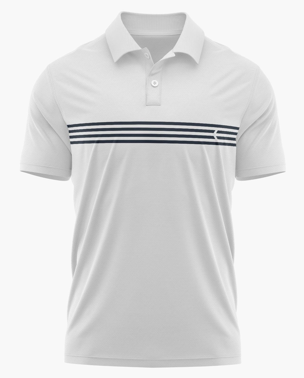 Deployed Logo Stripe Polo T-Shirt - CS
