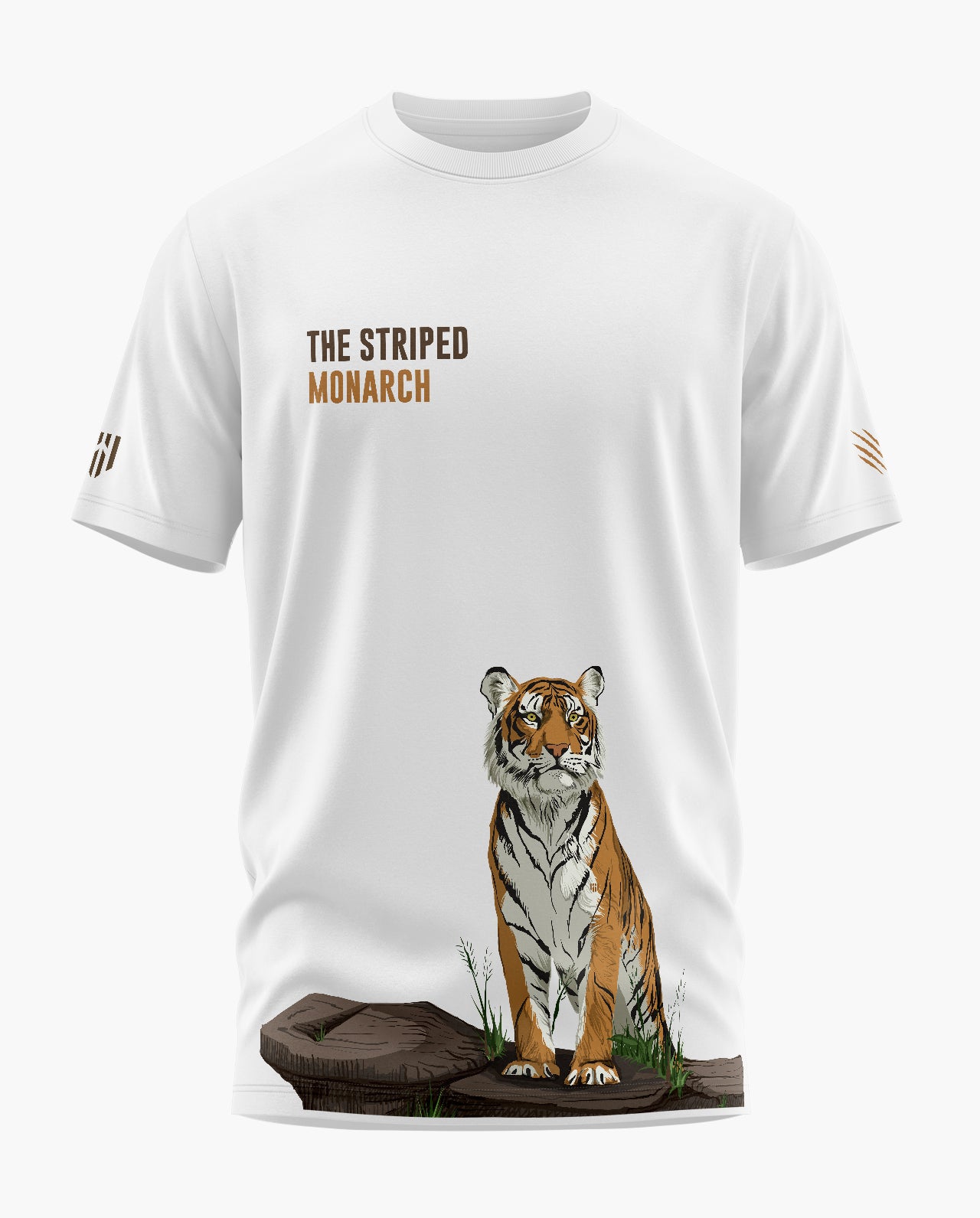 The Striped Monarch Signature LuxeSoft Cotton T-Shirt