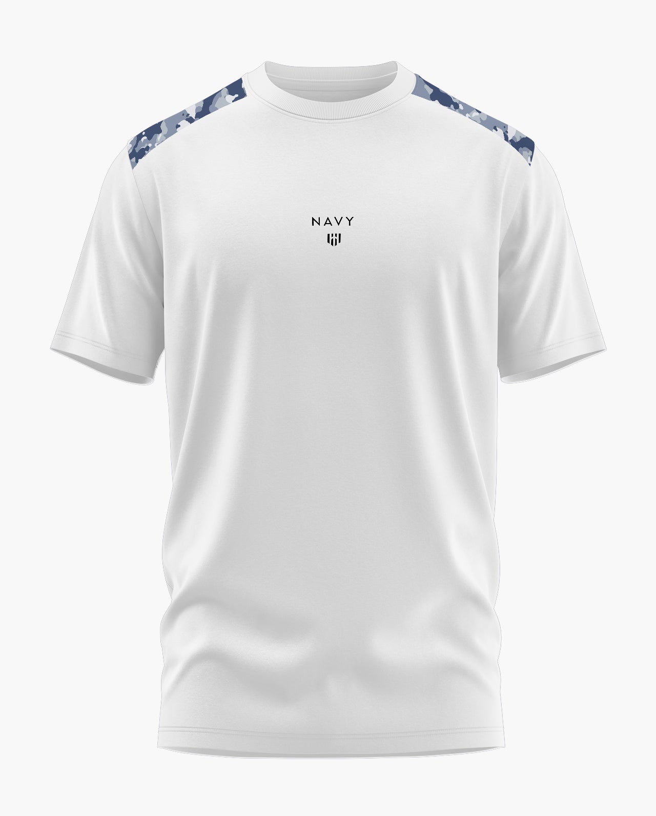 NAVY CAMO Signature LuxeSoft Cotton T-Shirt  - CS