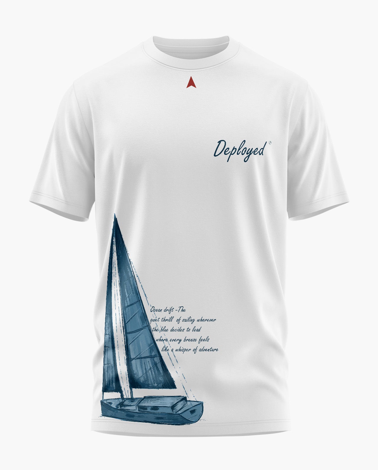 OCEAN DRIFT Signature LuxeSoft Cotton T-Shirt - White