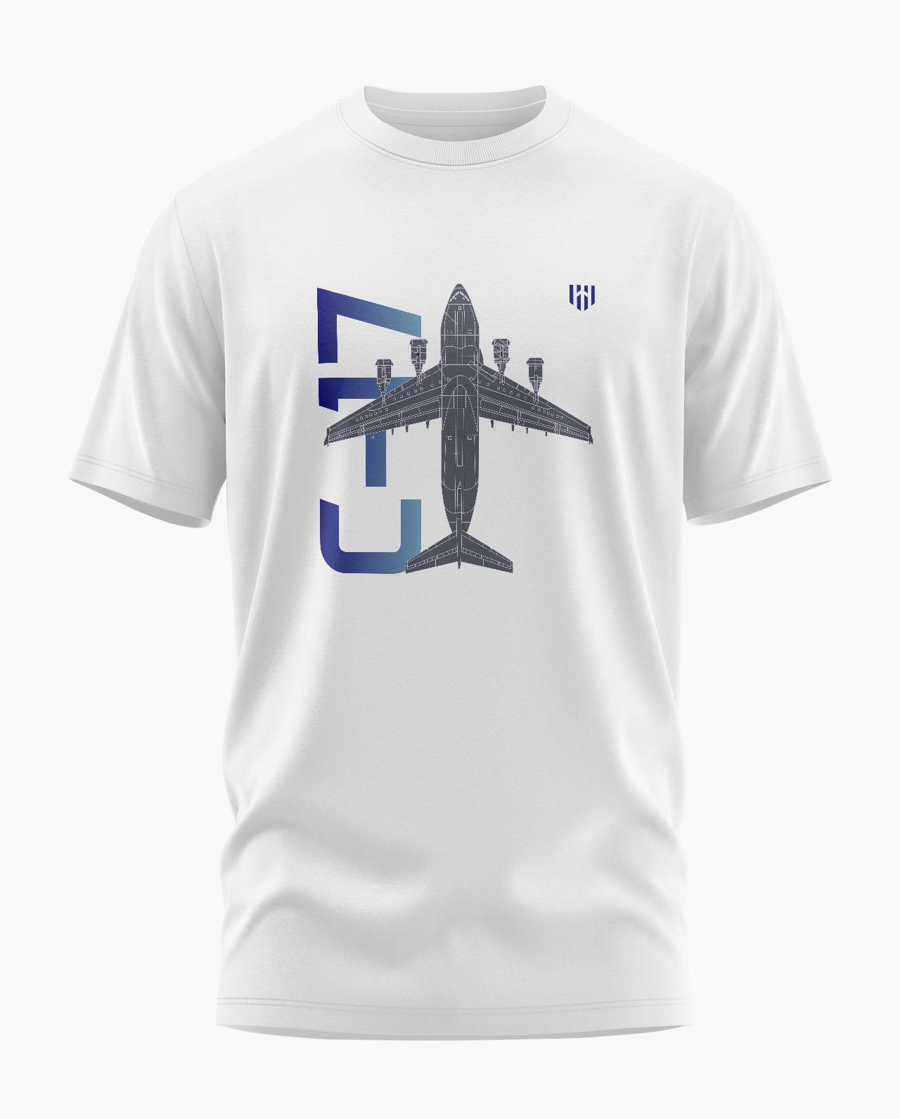 [CS] C-17 Blueprint Top Signature LuxeSoft Cotton T-Shirt