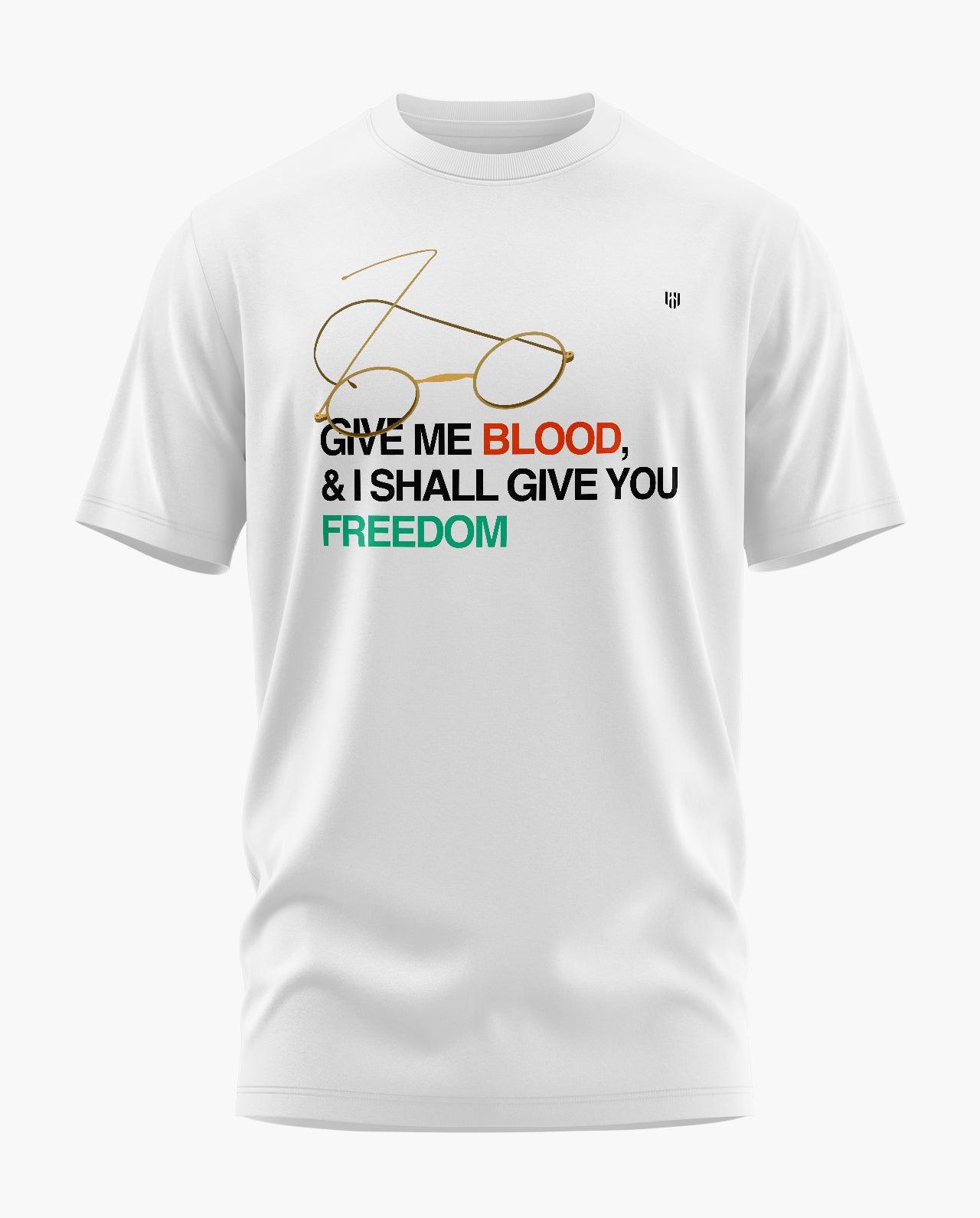 Netaji Quote T-Shirt - Aero Armour