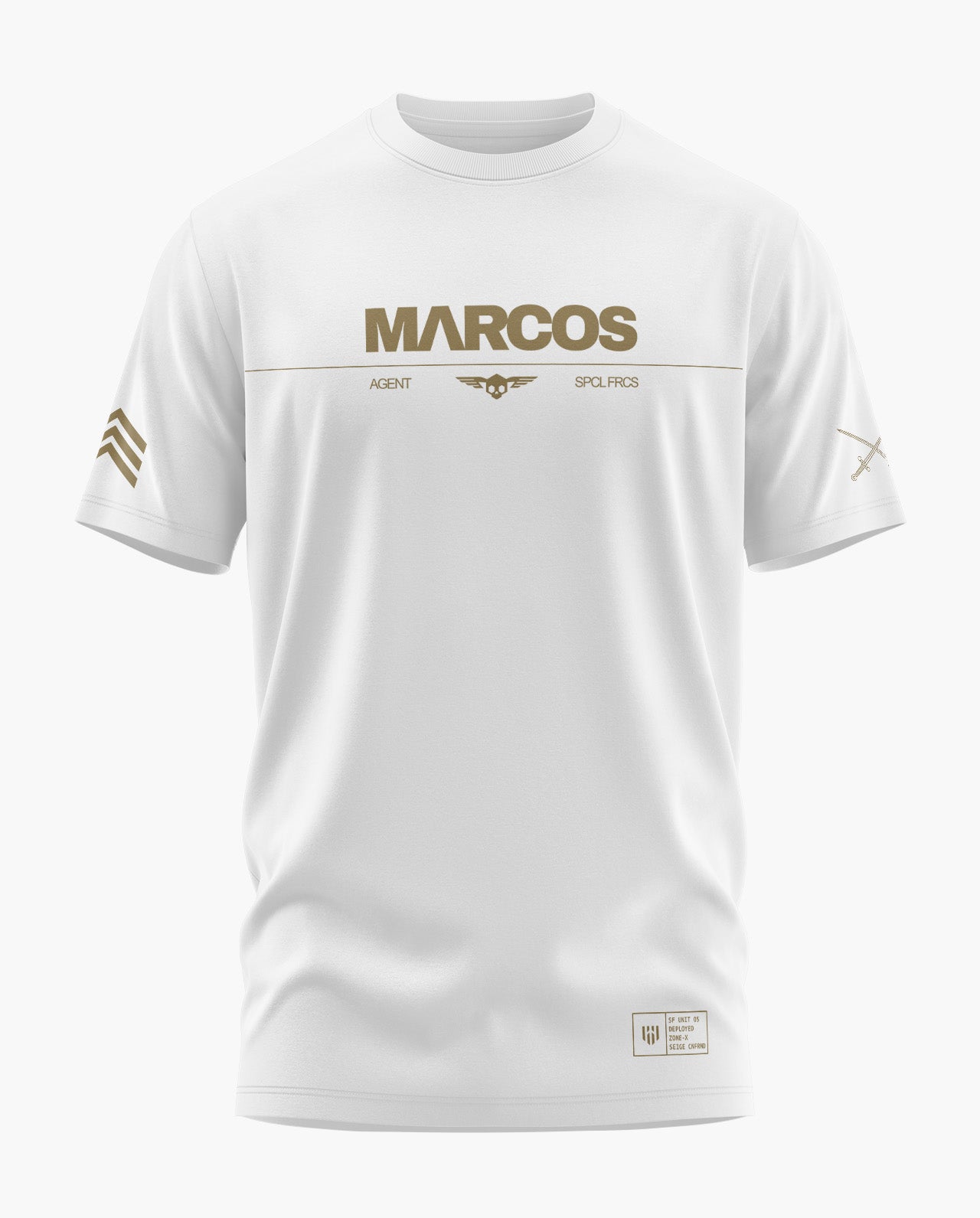 MARCOS SPECIAL AGENT Signature LuxeSoft Cotton T-Shirt  - CS