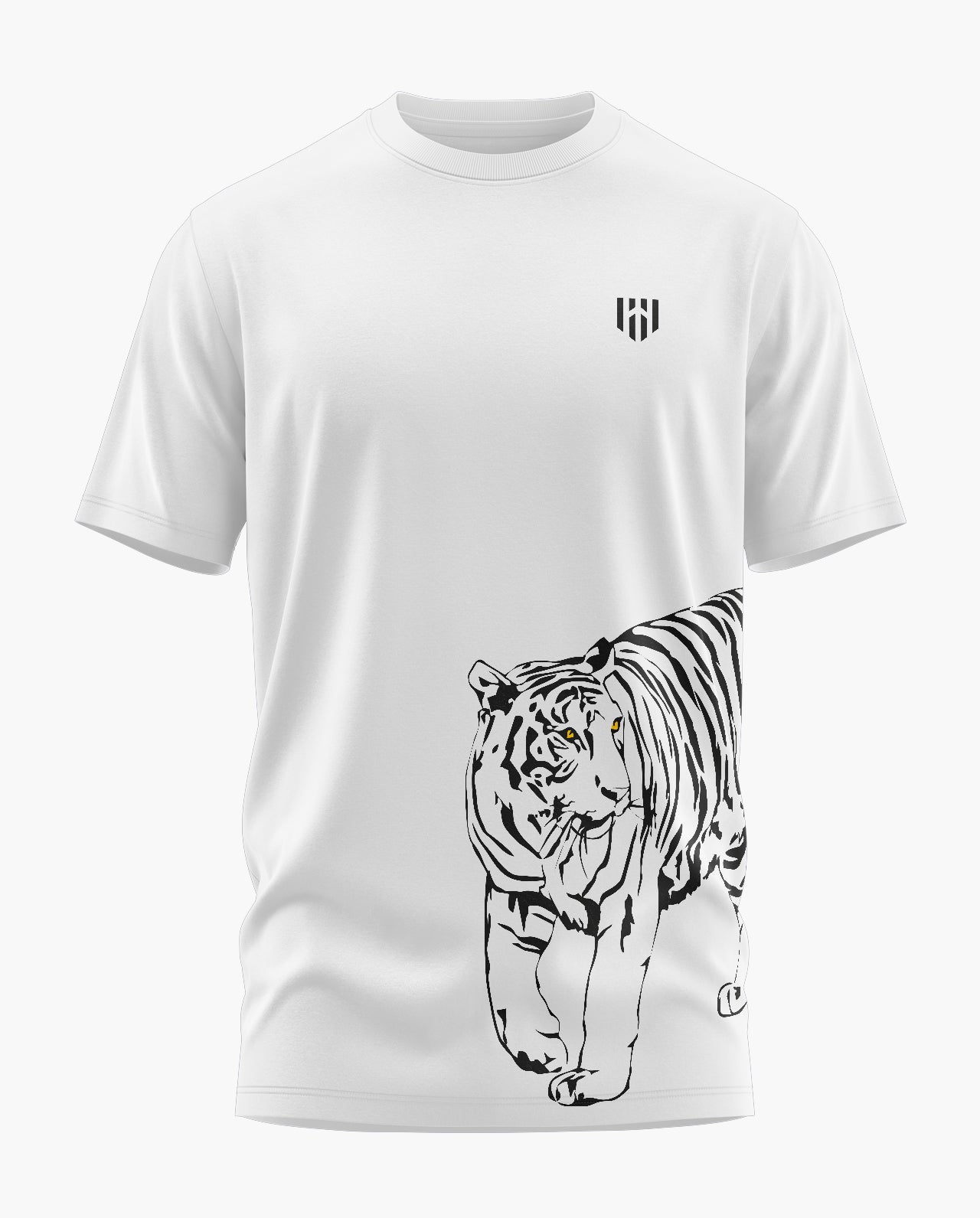 Striped Resilient Ruler Signature LuxeSoft Cotton T-Shirt  - CS