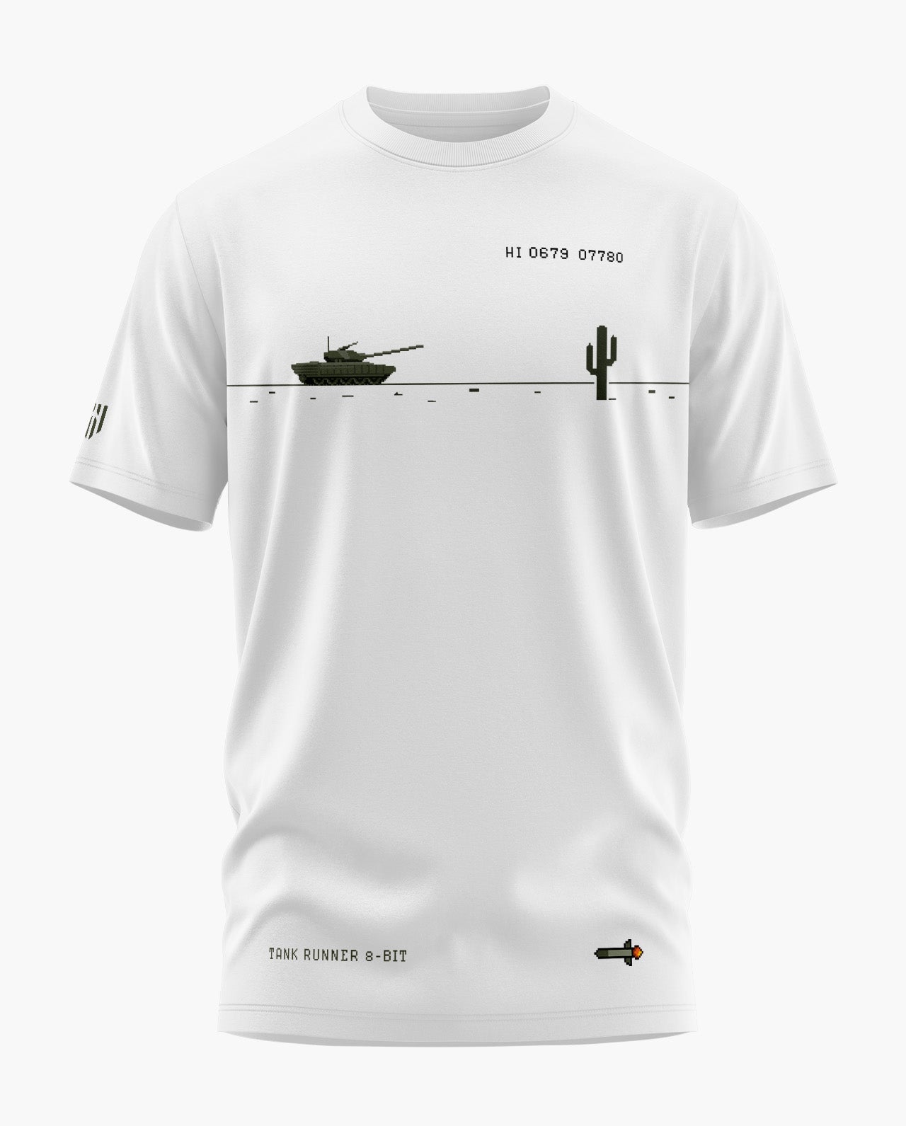TANK RUNNER 8-BIT Signature LuxeSoft Cotton T-Shirt  - CS
