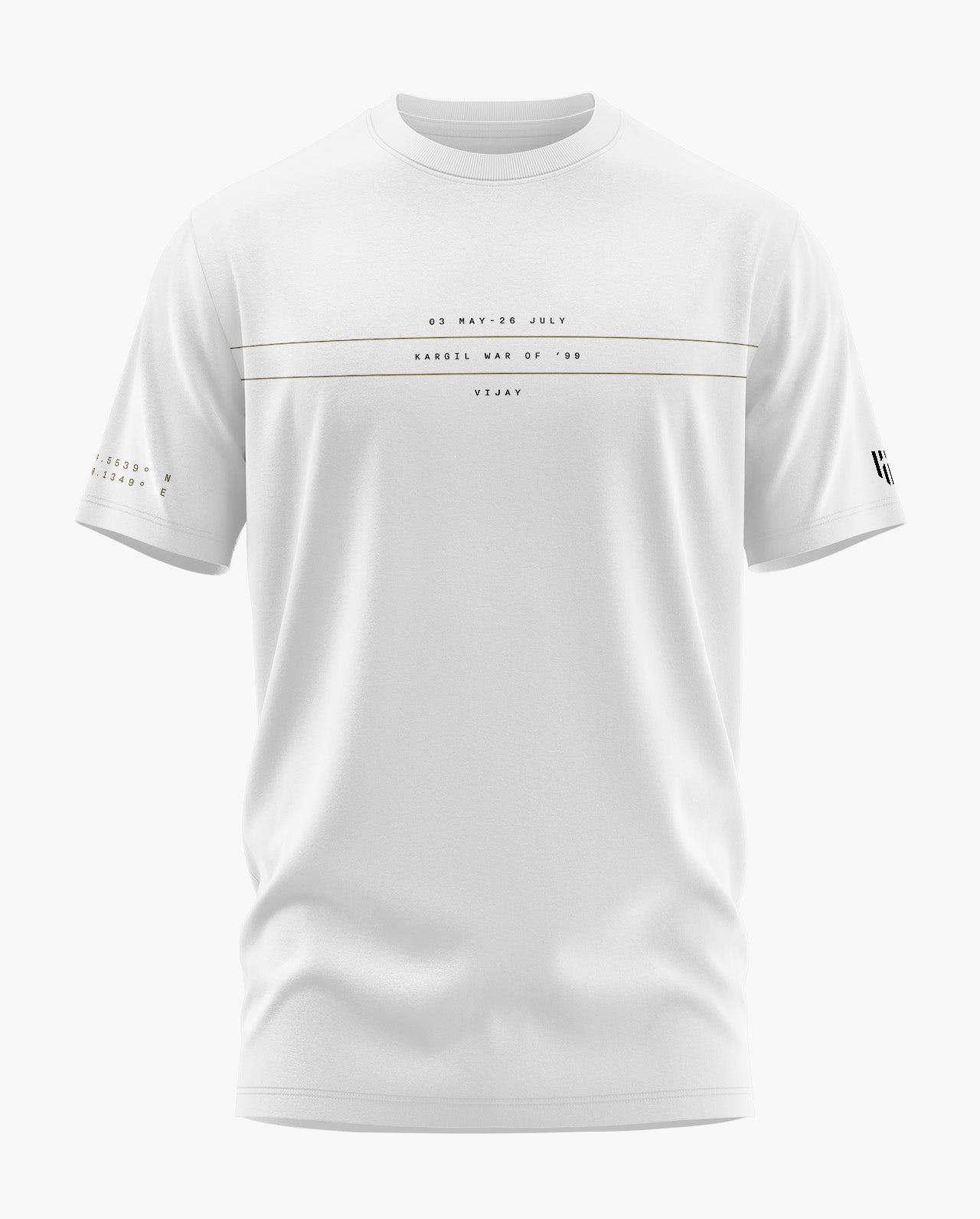 BATTLE STRIPE Signature LuxeSoft Cotton T-Shirt