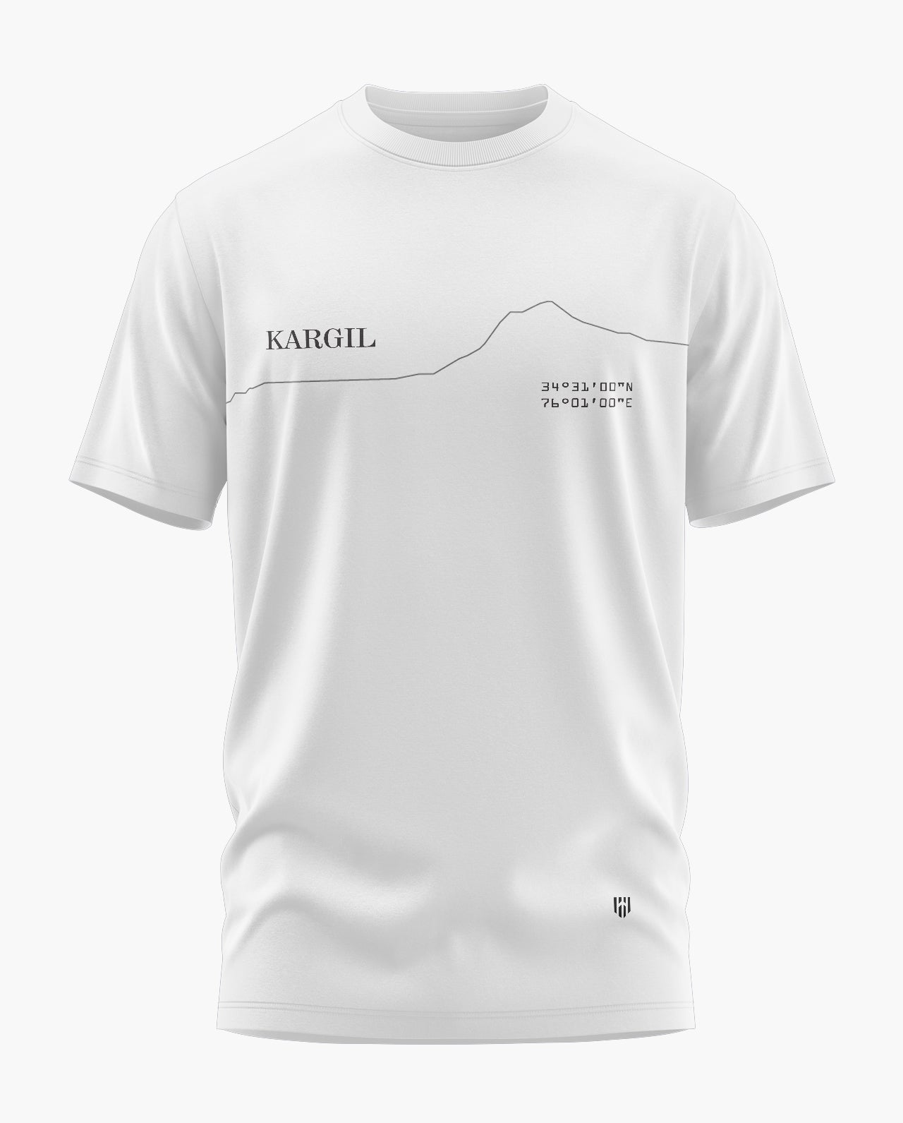 PEAK PRIDE KARGIL Signature LuxeSoft Cotton T-Shirt