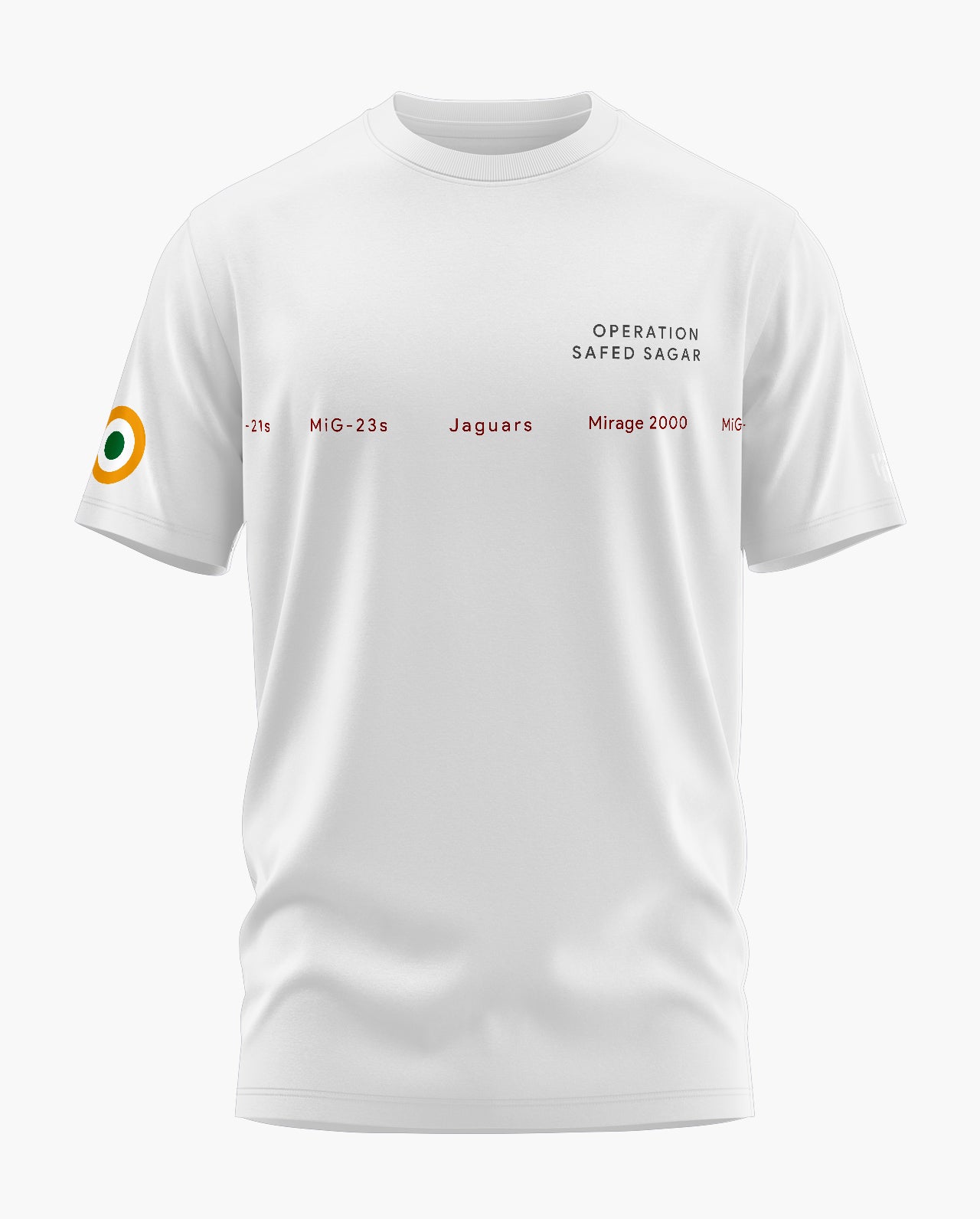 OP.Safed Sagar Aircraft Signature LuxeSoft Cotton T-Shirt