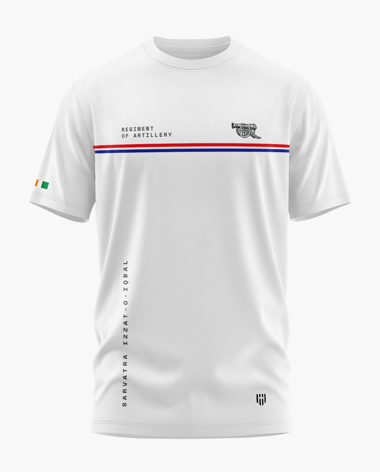REGT. OF ARTILLERY STRIPE Signature LuxeSoft Cotton T-Shirt