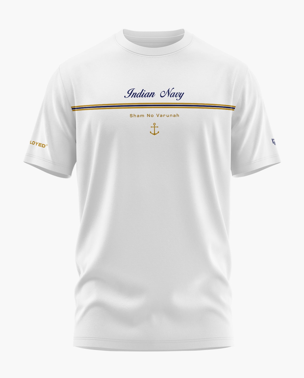 Indian Navy Pride Signature LuxeSoft Cotton T-Shirt