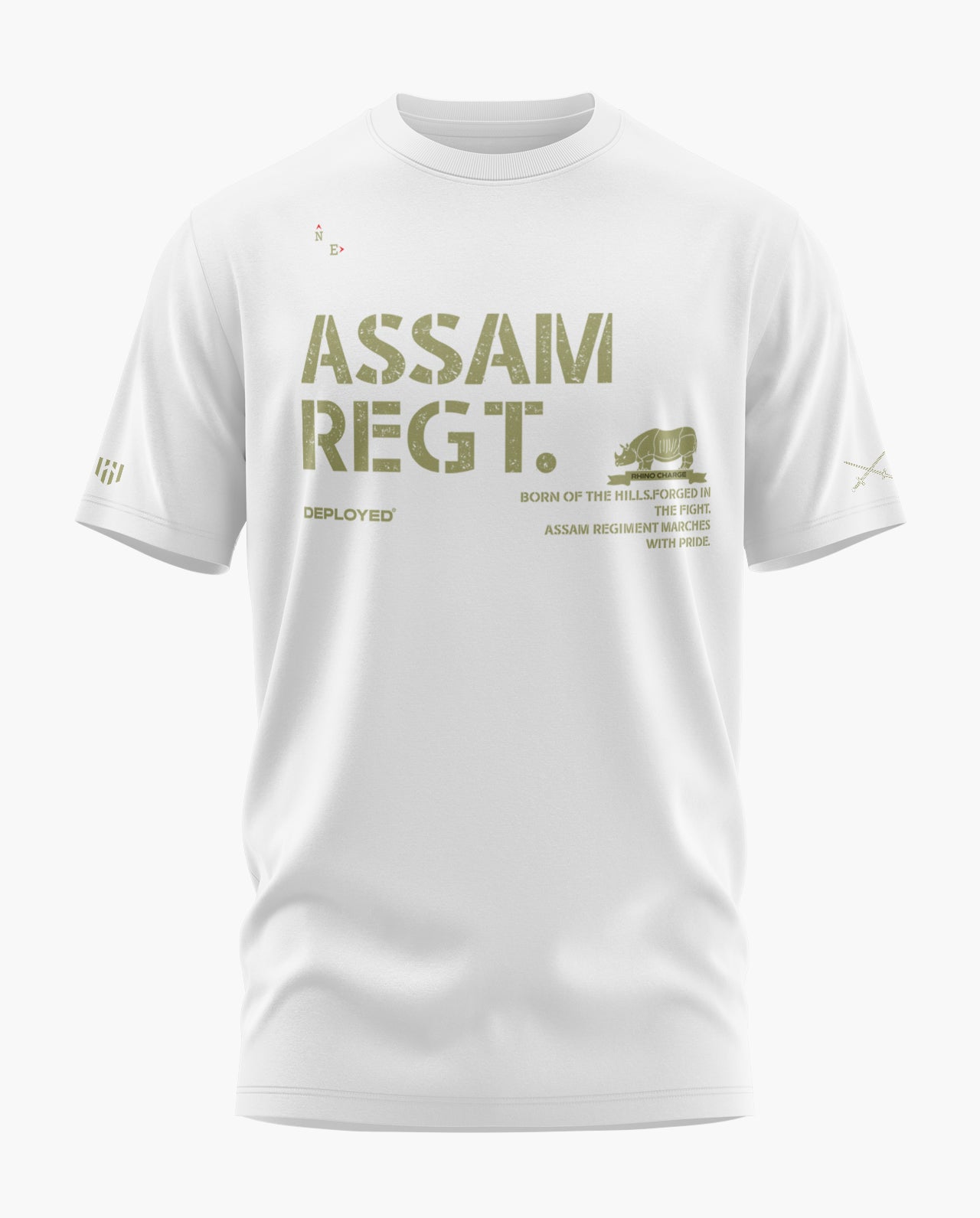 North East Assam Regt Signature LuxeSoft Cotton T-Shirt