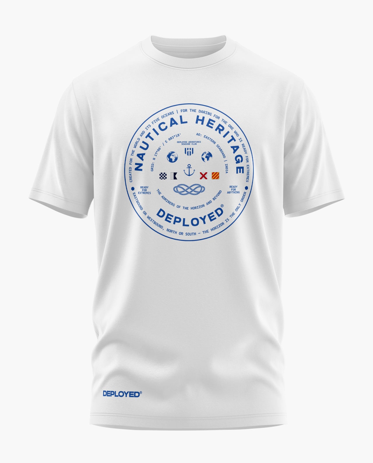 Mariner's Seal Signature LuxeSoft Cotton T-Shirt - White