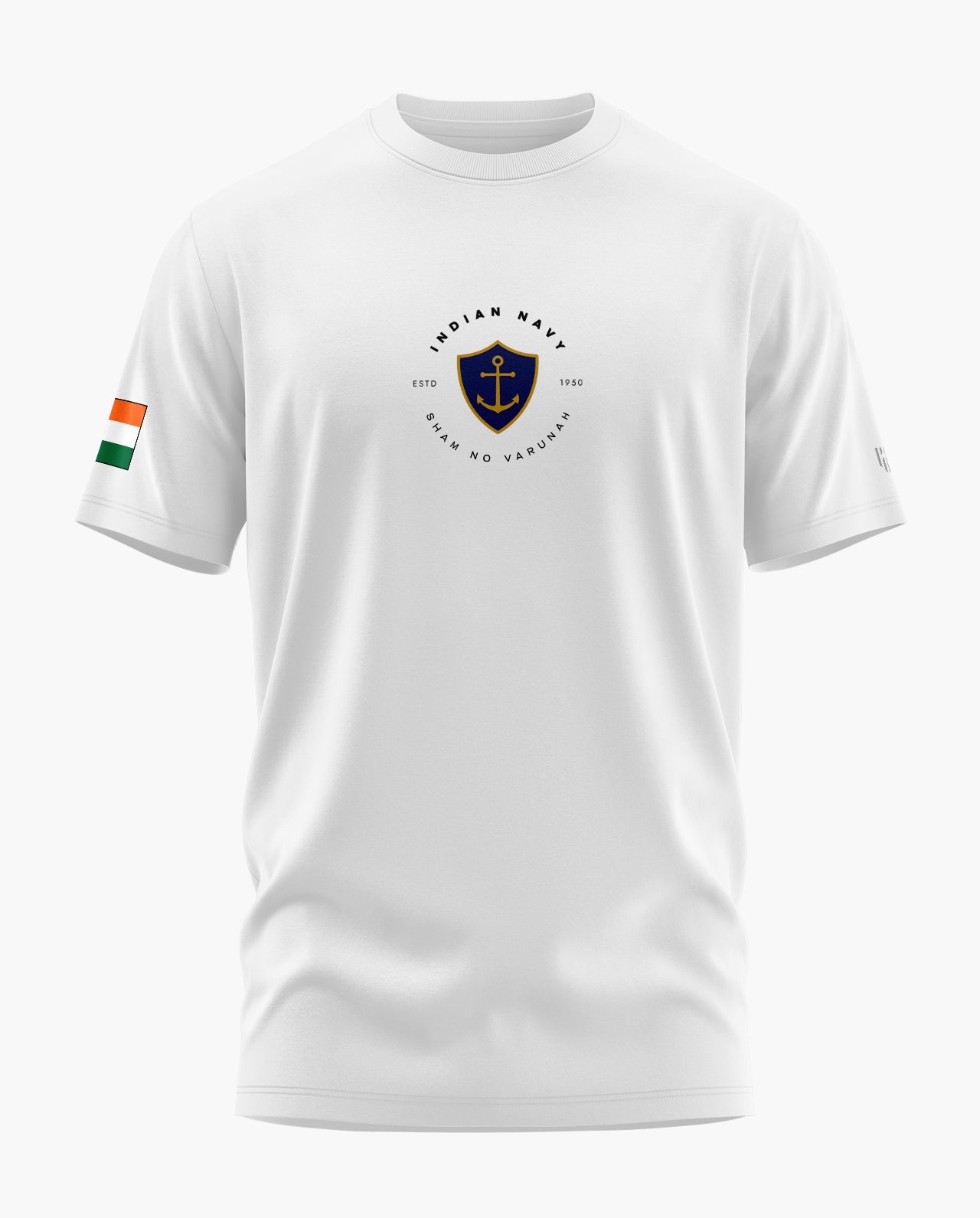 IND Navy Pride Signature LuxeSoft Cotton T-Shirt  - CS