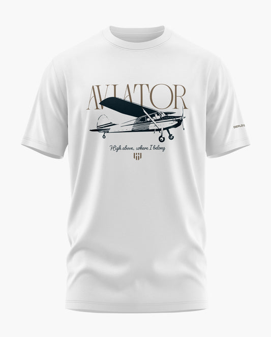 Aviator Grande Signature LuxeSoft Cotton T-Shirt