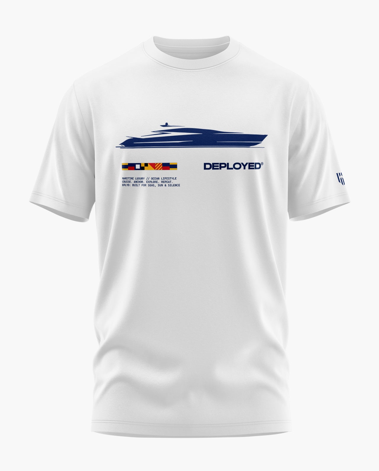 OCEAN LIFESTYLE Signature LuxeSoft Cotton T-Shirt - White