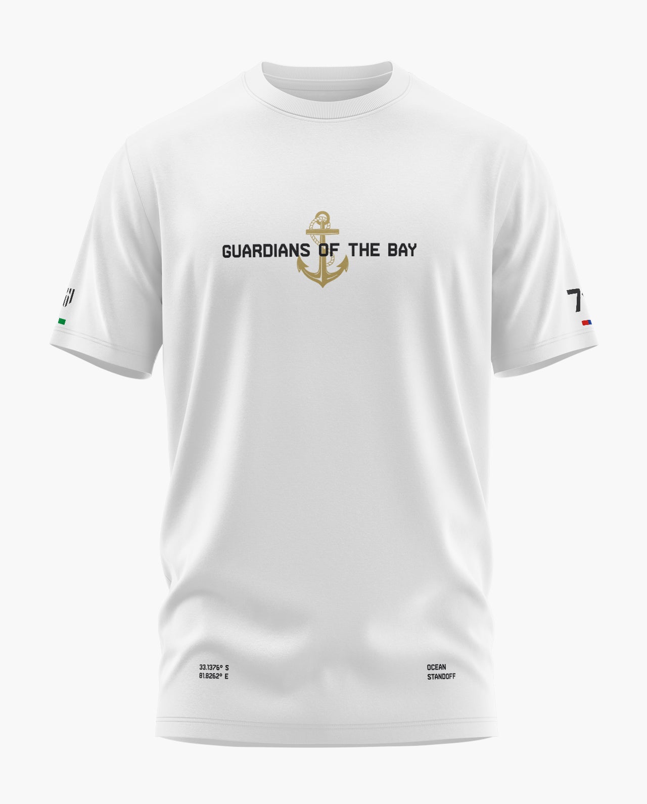Navy Guardians Of The Bay  Signature LuxeSoft Cotton T-Shirt