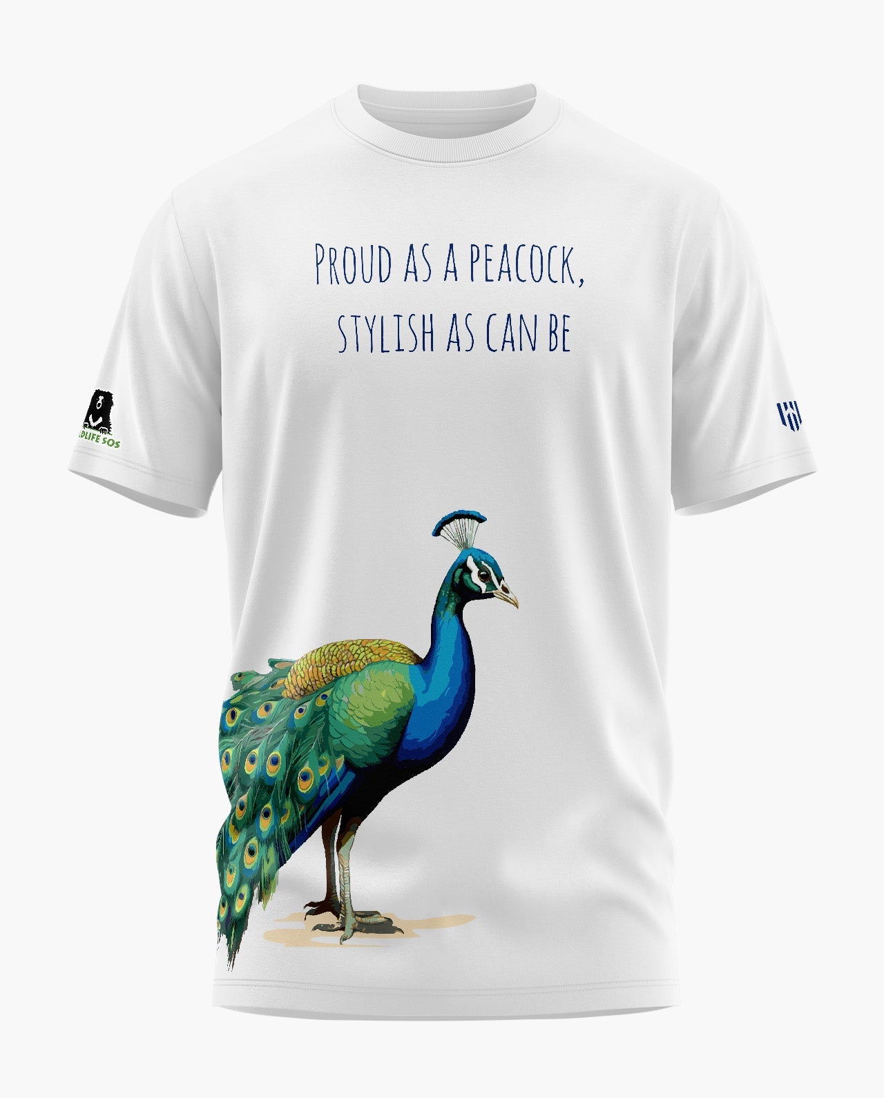 PROUD AS A PEACOCK Signature LuxeSoft Cotton T-Shirt  - CS