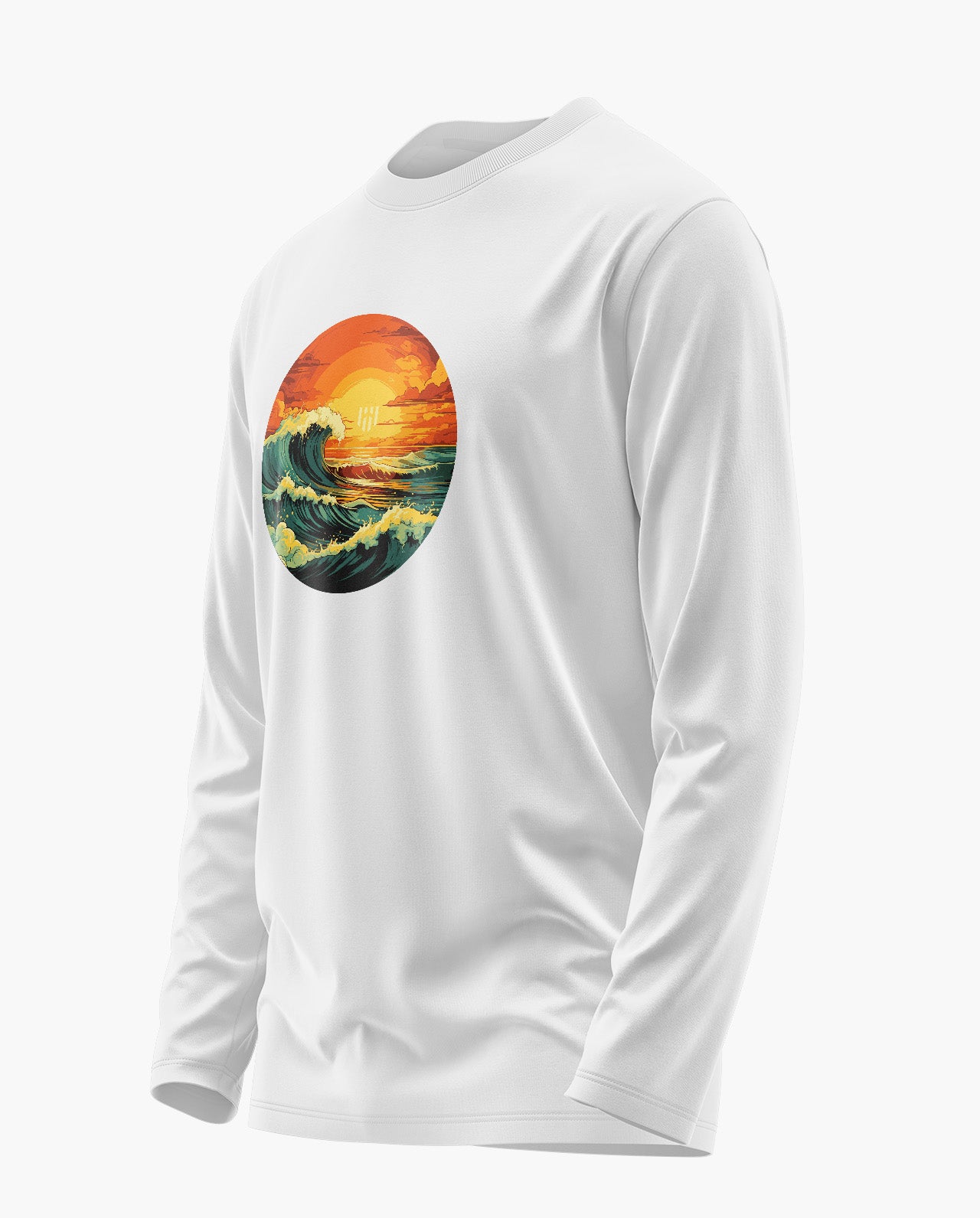 Dawn At Sea Signature Luxesoft Cotton Full Sleeve T-Shirt