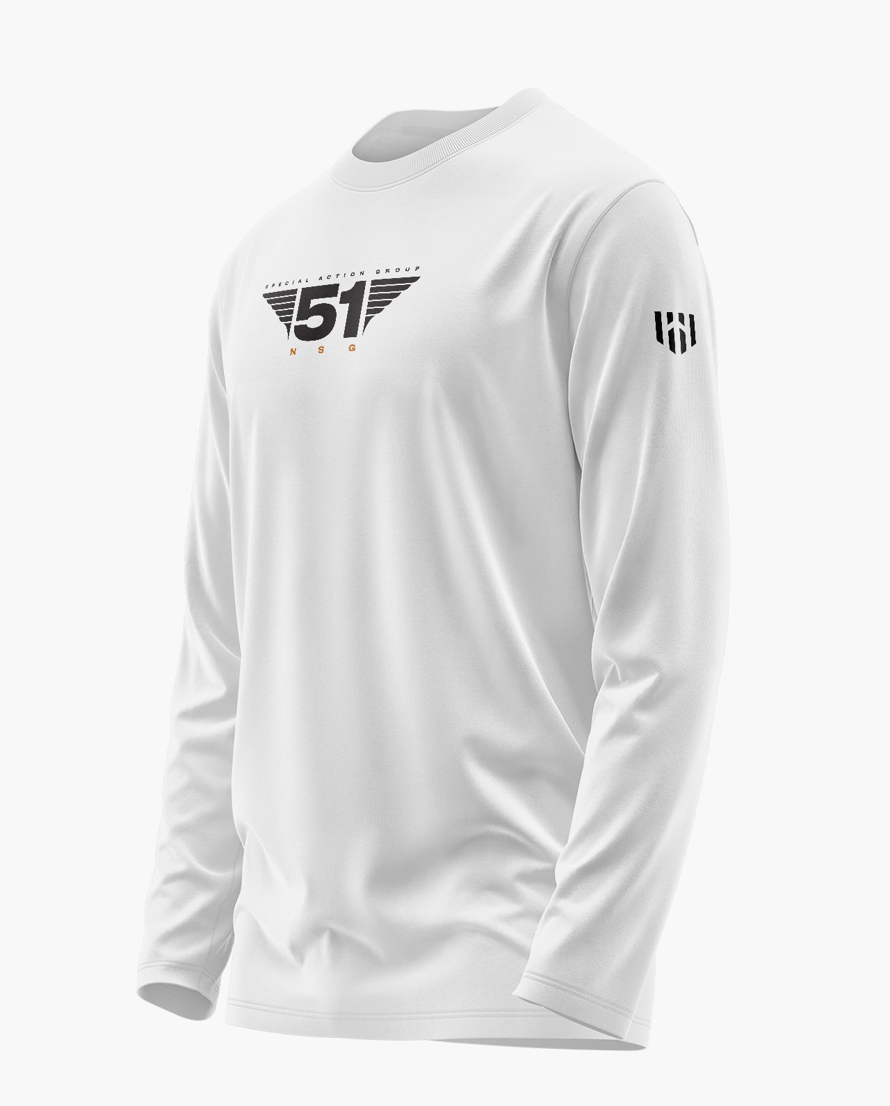 51 Nsg Signature Luxesoft Cotton Full Sleeve T-Shirt