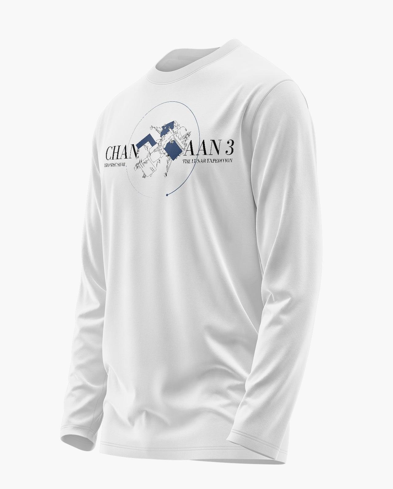 Chandrayaan 3 The Lunar Expedition Full Sleeve T-Shirt - Aero Armour