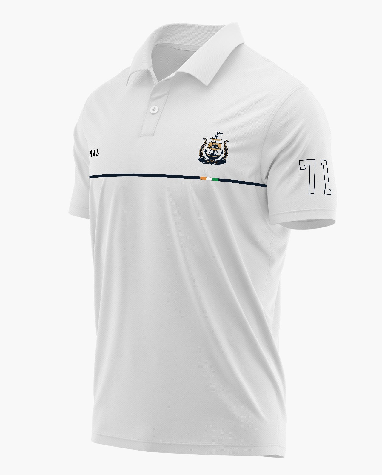 Navy Admiral Polo T-Shirt