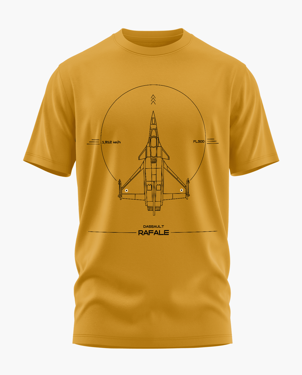 [CS] Dassault Rafale Blueprint Signature LuxeSoft Cotton T-Shirt