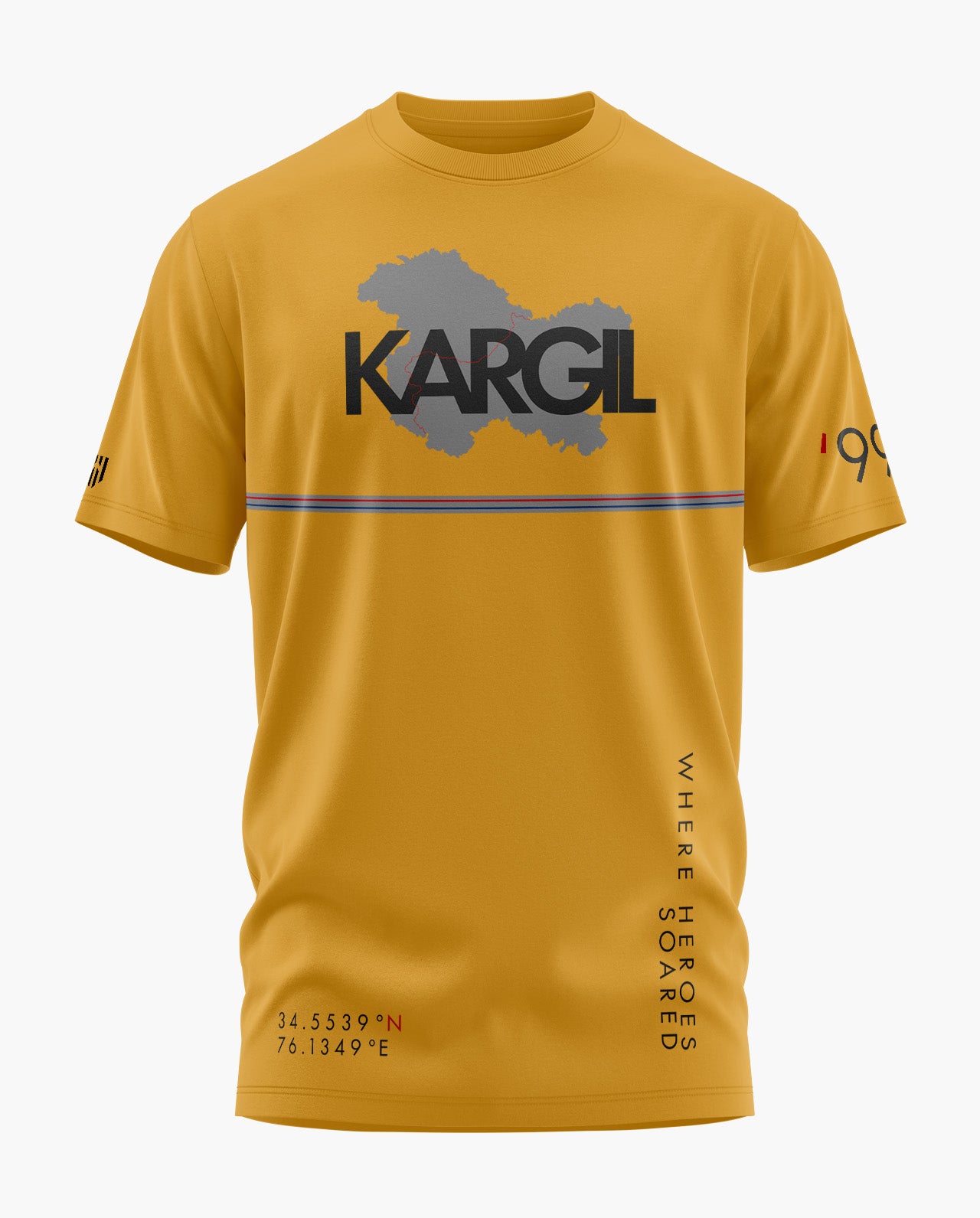 KARGIL VIJAY STRIPE Signature LuxeSoft Cotton T-Shirt