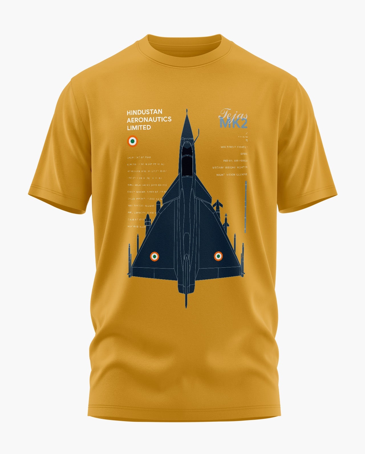 [CS] HAL Tejas MK II Signature LuxeSoft Cotton T-Shirt