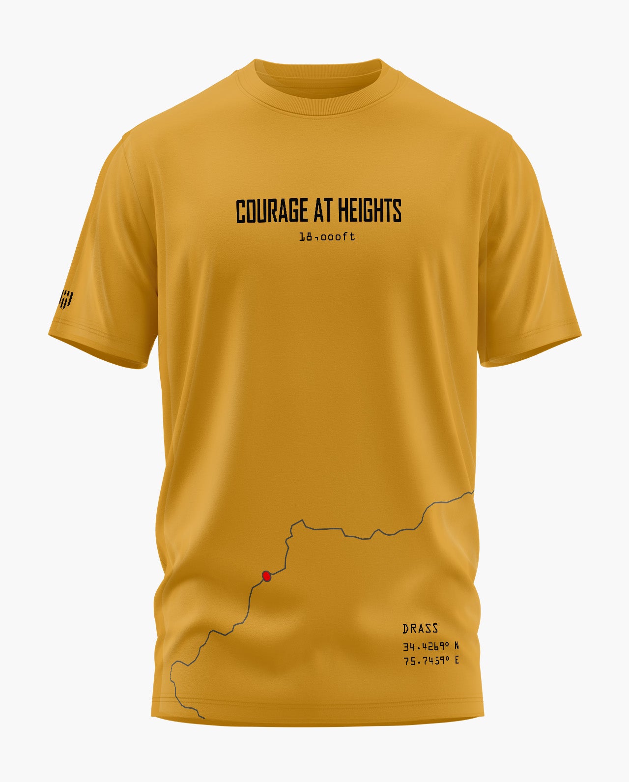 COURAGEOUS CREST Signature LuxeSoft Cotton T-Shirt