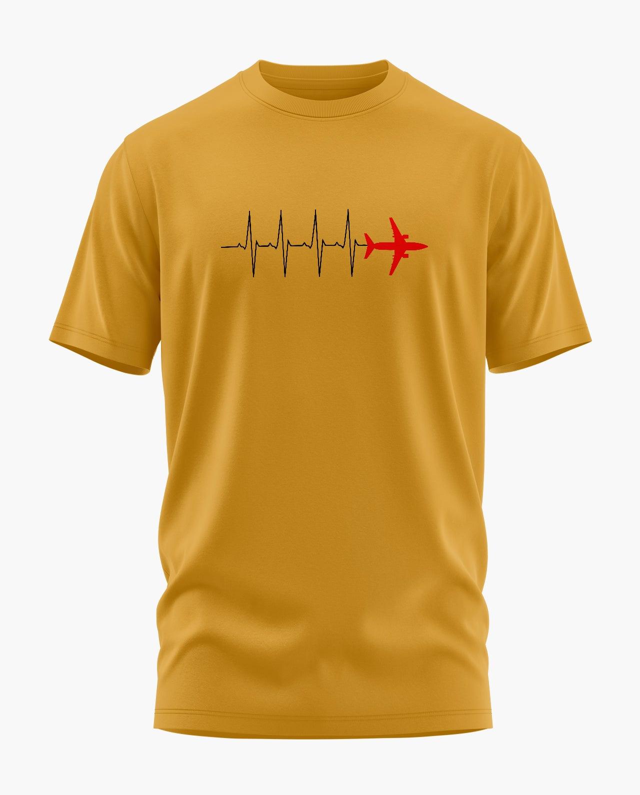 [CS] Heartbeat Pilot Signature LuxeSoft Cotton T-Shirt