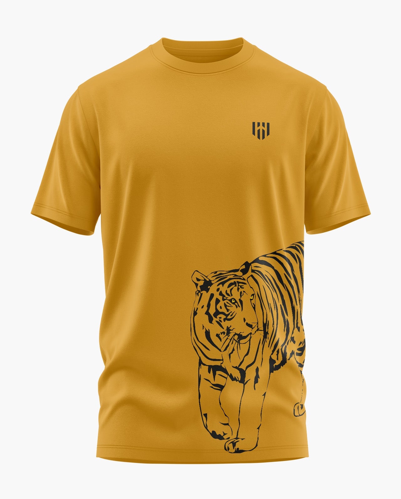 Striped Resilient Ruler Signature LuxeSoft Cotton T-Shirt  - CS