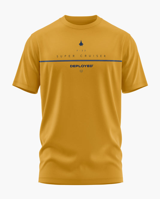 Super Cruiser F-22 Signature LuxeSoft Cotton T-Shirt